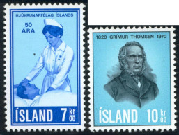 MED Islandia Iceland 397/98 1970 MNH - Autres & Non Classés