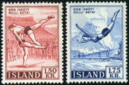 DEP6 Islandia Iceland 256/57 MNH - Other & Unclassified