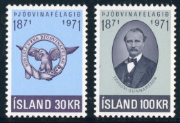 MI2/FAU2  Islandia Iceland  408/09 1971 MNH - Otros & Sin Clasificación