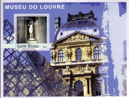 Guiné-Bissau Bf 151 Musée Du Louvres Paris France, Pyramide - Museos
