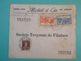 DK 11 ARGENTINA   BELLE LETTRE  PRIVEE 1931   CONTE ROSSO ..BUEN   A TROYES  FRANCE  ++AFF. INTERESSANT++ ++ + - Brieven En Documenten