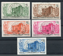 !!! ST PIERRE ET MIQUELON, SERIE BASTILLE N°191/195 OBLITERATIONS SUPERBES - Gebruikt