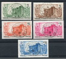 !!! ST PIERRE ET MIQUELON, SERIE BASTILLE N°191/195 OBLITERATIONS SUPERBES - Used Stamps