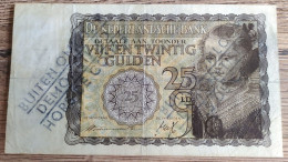 P# 57 - 25 Gulden Netherlands ("Little Princess I") - BUITEN OMLOOP 1940 - VF - 10 Gulden