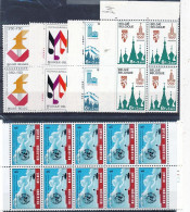 TIMBRE STAMP ZEGEL BELGIQUE  10 X 1661 ET 4 X 1599-600   XX    A VALEUR PERMANENTES   XX - 1961-1970