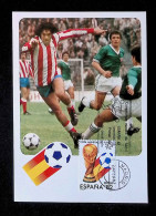 CL, FDC, 1 Er Jour, Carte Maximum, Espagne, Sports, Copa Mundial De Futbol, Madrid, 24 Feb. 82 - Maximum Cards