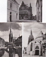 2775	264	Woerden, Oude Raadhuis – R.K. Kerk – Ned. Herv. Kerk (3 Kaarten) - Woerden