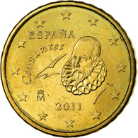Espagne, 10 Euro Cent, 2011, SPL, Laiton, KM:1147 - Spagna