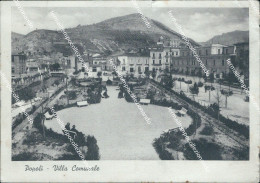 Cn393 Cartolina Popoli Villa Comunale Provincia Di Pescara 1937 Abruzzo - Pescara