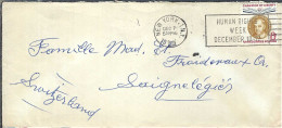 ETATS UNIS Ca.1959: LSC De New  York Pour Saignelégier (Suisse) - Brieven En Documenten