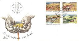 G010 South Africa Transkei 1985 Agriculture Save The Soil FDC - FDC