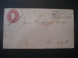Deutschland Altdeutschland Preussen- Ganzsache Umschlag Mit Kopfbild König Friedrich Wilhelm IV. Format A Mit K 2a - Ganzsachen