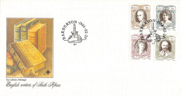 G010 South Africa 1984 English Writers Of South Africa FDC - FDC