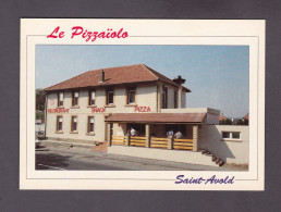 Delcampe - SAINT ST AVOLD Moselle Le Pizzaiolo Restaurant Snack Pizza ( Carte Publicitaire ) - Saint-Avold