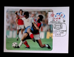 CL, FDC, 1 Er Jour, Carte Maximum, Espagne, Sports, Copa Mundial De Futbol, Bilbao, 16 Junio 1982 - Cartes Maximum