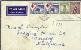 AUSTRALIE Ca.1954: LSC P.A. Pour Burgdorf (Suisse) - Brieven En Documenten