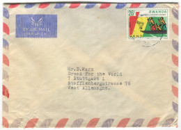 Cover Rwanda 1979 Boat MRND Party - Lettres & Documents