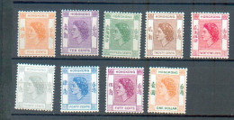 B 71 - H. K. - YT  176 à 183 * - 185 * - Unused Stamps