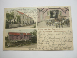 UNNA ,  Massen , Niedermassen , Gasthof Markmann , Schöne   Karte Um 1903 - Unna