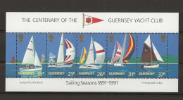 1991 MNH Guernsey Mi Block 7  Postfris** - Guernsey