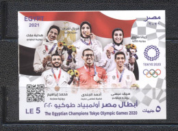 Egypt 2021-Summer Olympic Games,Tokyo 2020 M/Sheet - Eté 2020 : Tokyo