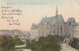 AK Altenburg - S.-A. - Vorderer Eingang Zum Schloss - 1904 (67855) - Altenburg