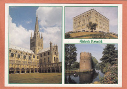 NORWICH - R-U - ANGLETERRE - NORFOLK - CATHEDRAL - CASTLE - COW TOWER - NEUVE - Norwich