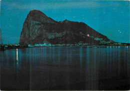 Gibraltar - El Penon De Gibraltar - Vista Nocturna - Le Rocher De Gibraltar - CPM - Voir Scans Recto-Verso - Gibraltar