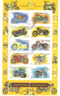 BLOC FEUILLE 51 - Série Collection Jeunesse - Cylindrés Et Carénages Motos - Oblitérés