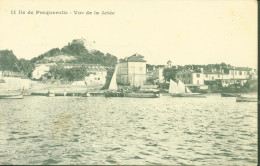 CPA CP Ile De Porquerolles Vue De La Jetée YT 111 Blanc CAD 1906 - Porquerolles