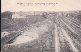 La Gare : Vue Générale - Esternay