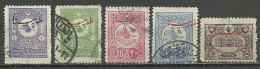 Turkey; 1916 "Tur-u Sina" Overprinted Commemorative Stamps (Complete Set) - Oblitérés