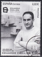 2024-ED. 5723-Efemérides. 100 Años Del Nacimiento De Eduardo Chillida- USADO - Used Stamps