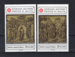 1980 SMOM SET MNH ** 180/181 Formelle - Malta (la Orden De)