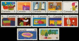 Canada (Scott No. 519-30 - Noël / 1970 / Christmas) [**] - Unused Stamps