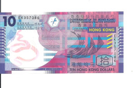 HONG KONG 10 DOLLARS 2018 UNC P 401 E - Hong Kong