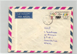 CSSR 1985 Olympische Spiele SST, Olympic Games, Luftpost Airmail - Hiver 1984: Sarajevo