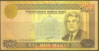 Turkmenistan 5,000 Manats Note, P12, UNC - Turkmenistán