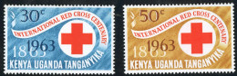 Kenya & Ouganda 127/28 1963 Centenario De La  Cruz Roja Lujo - Autres - Afrique