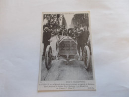 REPRO SPORTS AUTOMOBILES COURSE DE PARIS / MADRID  GASTEAUX SUR SA MERCEDES 60 CHEVAUX  TRES ANIMEES - Rallye