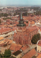 73129619 Guestrow Mecklenburg Vorpommern Fliegeraufnahme Pfarrkirche St. Marien  - Güstrow