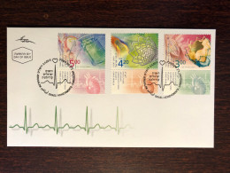 ISRAEL FDC COVER 2013 YEAR CARDIOLOGY HEART HEALTH MEDICINE STAMPS - FDC