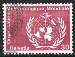 Switzerland 1973. Scott #8O10 (U) WMO Emblem - Service