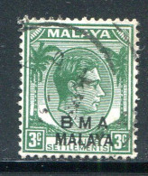 MALACCA- Administration Militaire Britannique- Y&T N°3- Oblitéré - Malaya (British Military Administration)