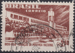1958 Brasilien ° Mi:BR 932, Sn:BR 867, Yt:BR 649, 150 Years Of Official Printing - Gebraucht
