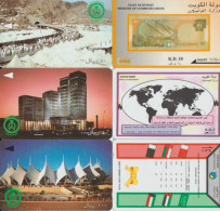 A07 - 6 CARTES MAGNETIQUES DU KOWEIT Différentes Pour 2 Euros - Kuwait