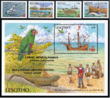 COL Lesotho 746/49 + HB 50 1987 MNH - Lesotho (1966-...)