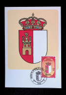 CL, FDC, 1 Er Jour, Carte Maximum, Espagne, Toledo, 31 Mayo 1984, Estatuto De Autonomia De Castilla La Mancha - Cartoline Maximum