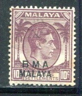 MALACCA- Administration Militaire Britannique- Y&T N°7- Oblitéré - Malaya (British Military Administration)