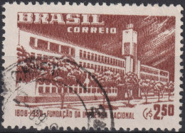 1958 Brasilien ° Mi:BR 932, Sn:BR 867, Yt:BR 649, 150 Years Of Official Printing - Usati